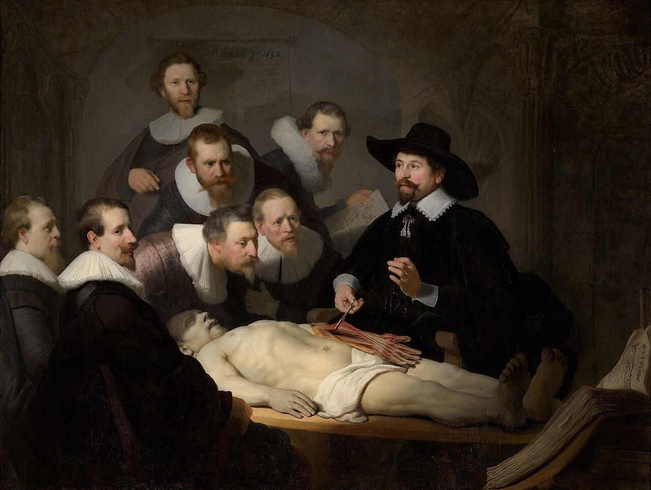 Rembrandt - The Anatomy Lesson of Dr Nicolaes Tulp