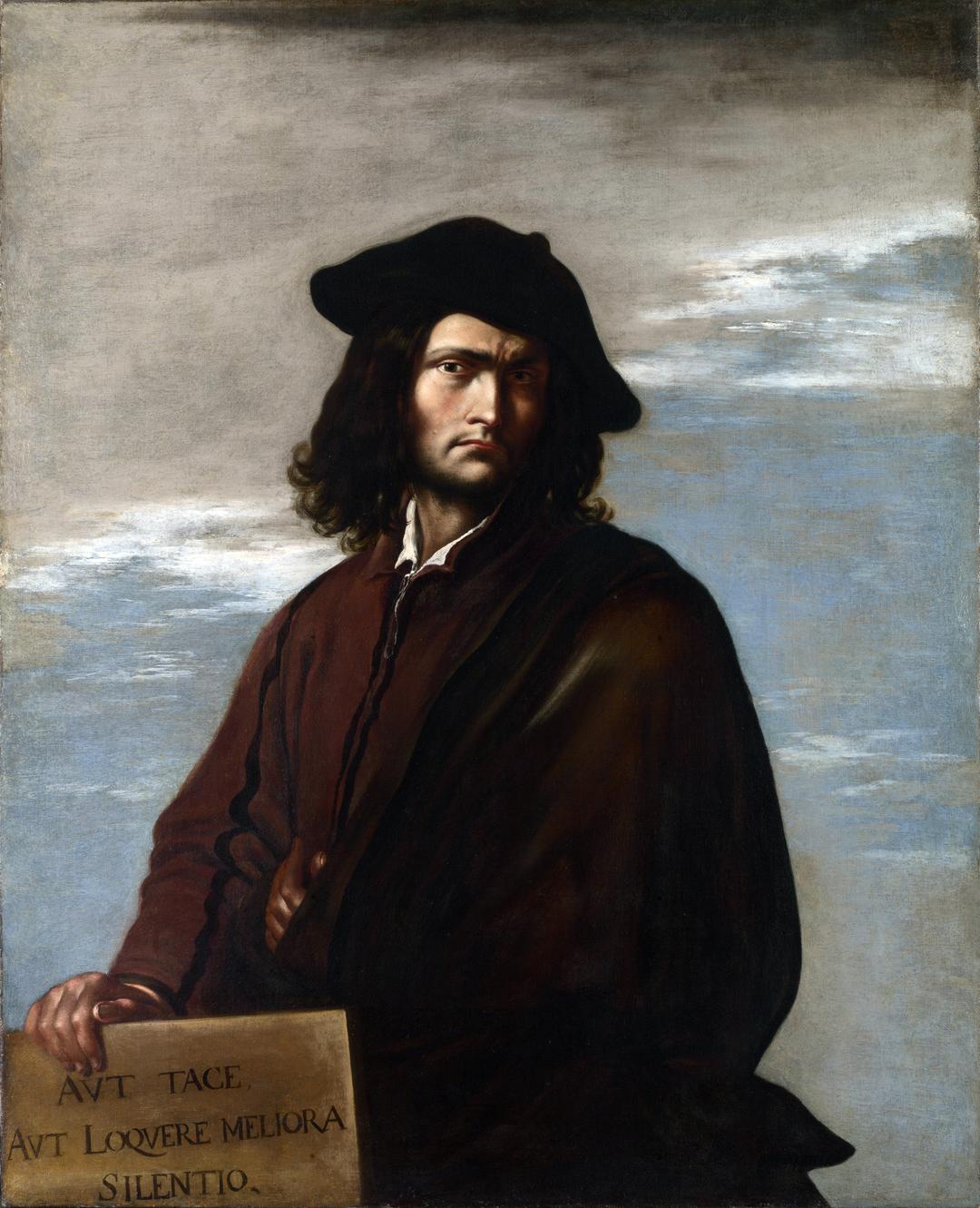 Self portrait by Salvator Rosa