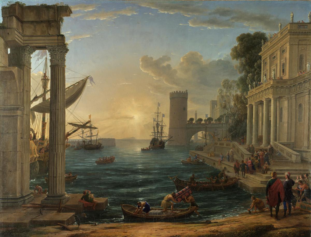 The embarkation of the queen of sheba